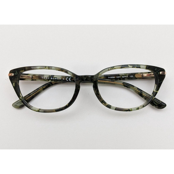 🕶️Tory Burch TY2034 Eyeglasses 52/17 135 /KAO739🕶️​ - Picture 1 of 9